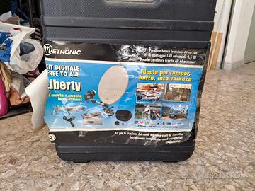 Kit antenna satellitare e decoder Camper Roulotte