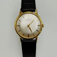 Orologio Zenith cassa in oro e cinturino in pelle