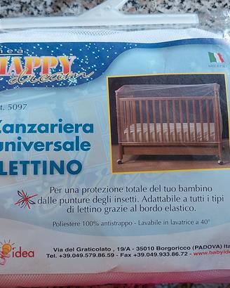 zanzariera per lettino