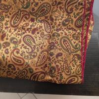 sciarpa foulard seta 120x25 cm.nuova verde o rosso