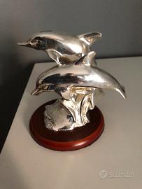 Scultura laminato argento