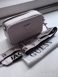 Borsa Guess a Tracolla Bianca Trapuntata Originale