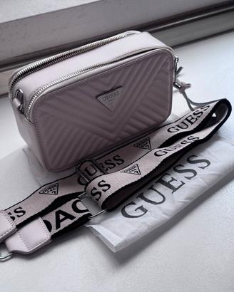 Borsa Guess a Tracolla Bianca Trapuntata Originale