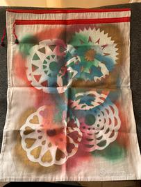 Sacchetto in stoffa con disegno