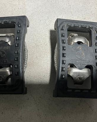 Pedali Shimano Deore con attacco rapido