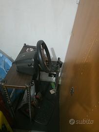 Logitech g25 con pedaliera-cambio-telaio