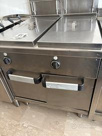 FRIGGITRICE A GAS DUE VASCHE