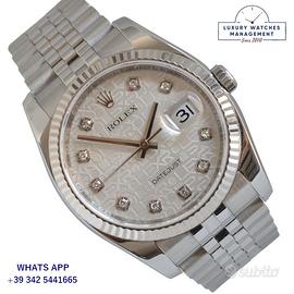 ROLEX Datejust 116234 Factory jubilee diamonds
