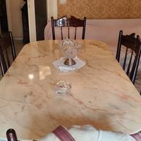 Grande tavolo da pranzo vintage anni '50