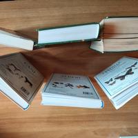 libri vari cani farfalle alberi geografia 