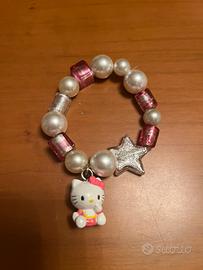 Bracciale Hello Kotty fatto a mano