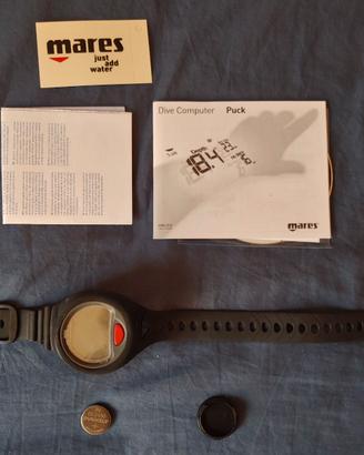 Mares dive computer puck wrist