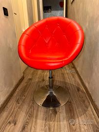 Poltrona Rossa e Nera