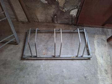 rastrelliera per biciclette, zincata, 3 posti