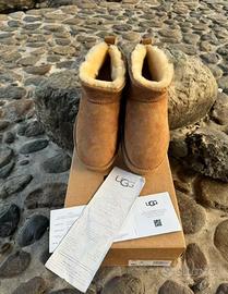 Stivali da neve UGG Super Mini, marroni, taglia 39