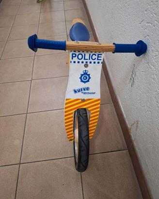 Bici senza pedali in legno Kurve