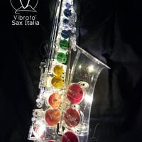 Sax alto contralto sassofono vibrato anche traspar