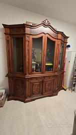 mobile vetrina in legno 