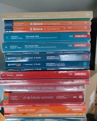 Libri di testo liceo classico Cutelli+N.Spedalieri