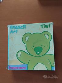 Stencil Art Tiwi Tupperware