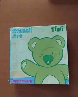 Stencil Art Tiwi Tupperware