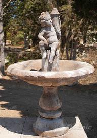 FONTANA CENTRALE SCOLPITA A MANO