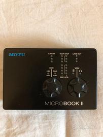 Scheda audio Motu MicroBook II prima serie RIBASSO