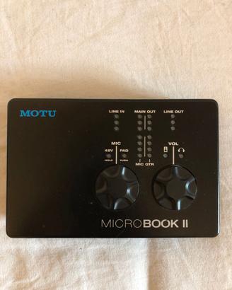 Scheda audio Motu MicroBook II prima serie RIBASSO