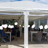 Gazebo per attività commerciale bar ristorante