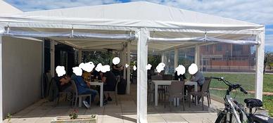 Gazebo per attività commerciale bar ristorante