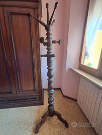 attaccapanni in noce vintage 