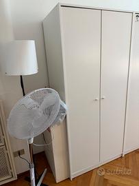 armadio guardaroba IKEA KLEPPSTAD bianco due ante