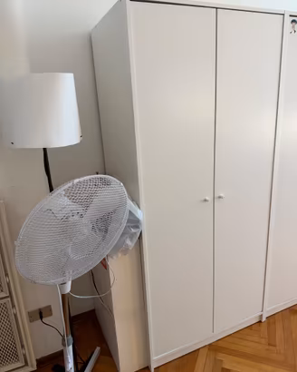 armadio guardaroba IKEA KLEPPSTAD bianco due ante