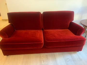 Divano 3 posti in velluto