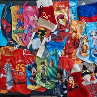 Collezione calze della Befana vuote molti tipi