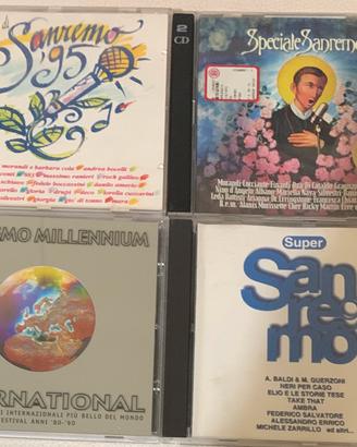 4 cd  originali dedicati al Festival di Sanremo