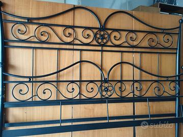 letto matrimoniale in ferro battuto 