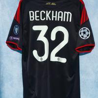 Maglia Milan 2009/10 Beckham 32 M originale UCL