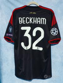 Maglia Milan 2009/10 Beckham 32 M originale UCL