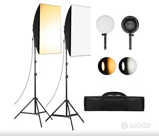 Nuovo Kit  per studio fotografico amatoriale 