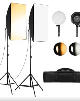 Nuovo Kit  per studio fotografico amatoriale 