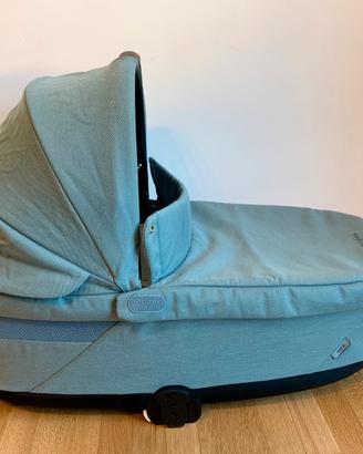Navicella CYBEX cot s lux stormy blue light blue