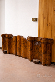 Letto matrimoniale legno massello 1900