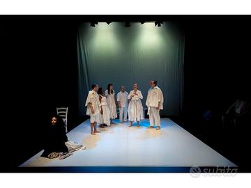 Tappeto Danza Rondò-Salon colore Bianco