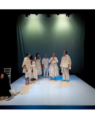 Tappeto Danza Rondò-Salon colore Bianco