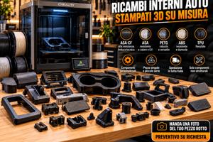 Ricambi interni auto 3D su misura – ASA / ASA-CF