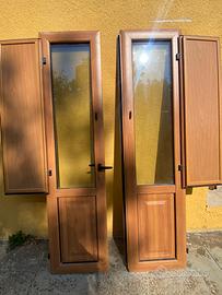 Porta alluminio con serratura
