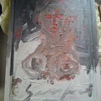 Figura femminile stilizzata - Mario Schifano ?