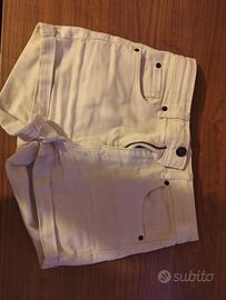 Shorts bianchi vita alta taglia XS / 34