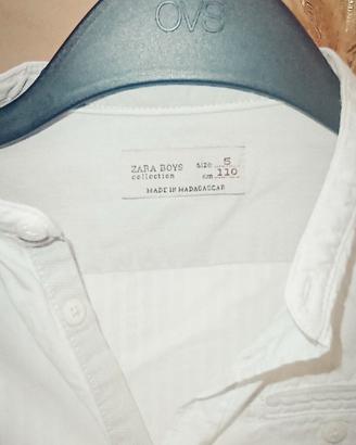 camicia bianca Zara bambino 5 anni